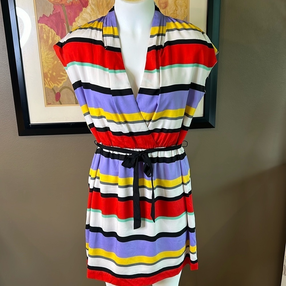 KENSIE Striped Dress Size Large
